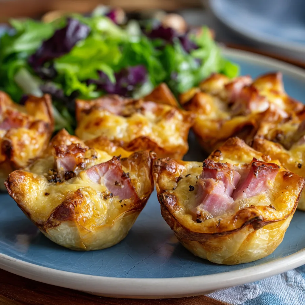 Ham and Cheese Baked Cups
