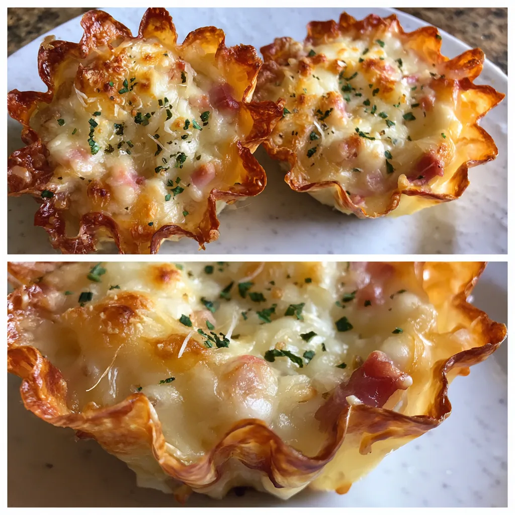 Ham and Cheese Baked Cups