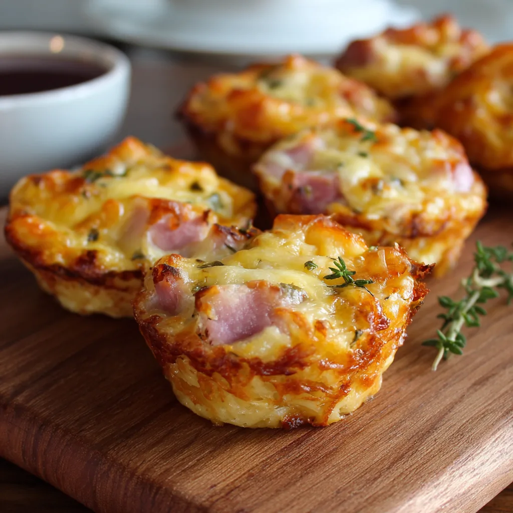 Ham and Cheese Baked Cups