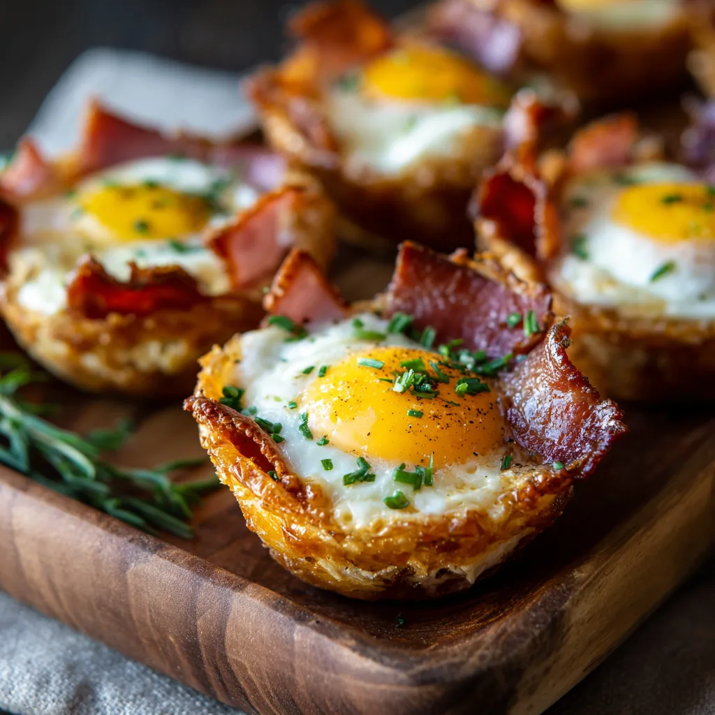 Ham and Cheese Brunch Cups