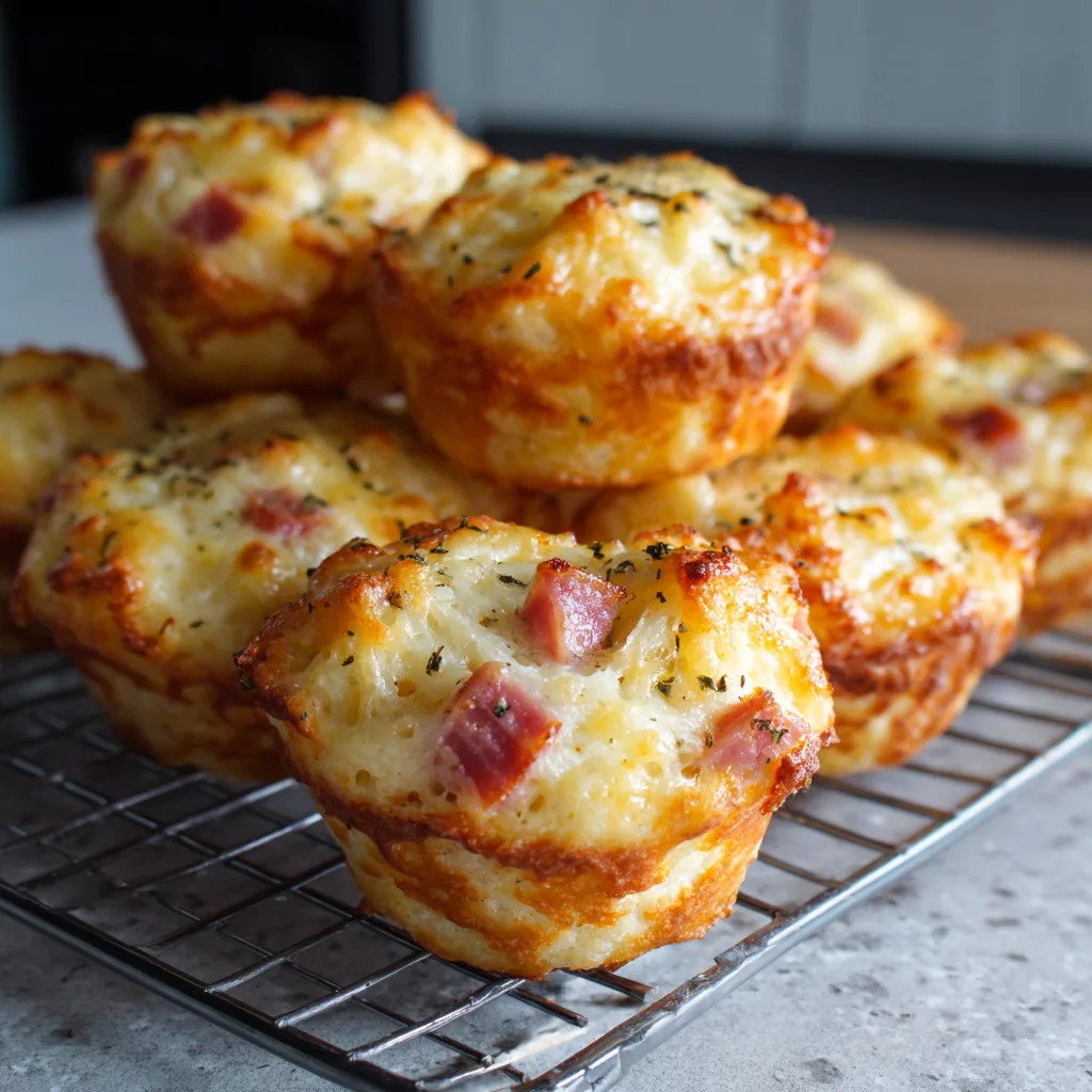 Ham and Cheese Muffins