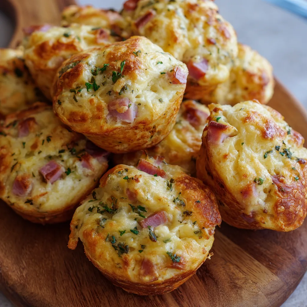Ham and Cheese Muffins