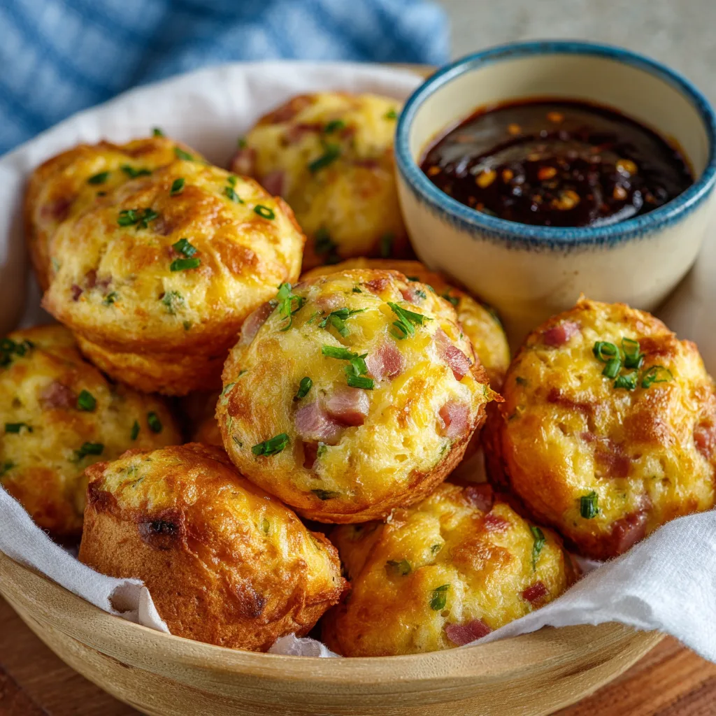 Ham and Cheese Muffins