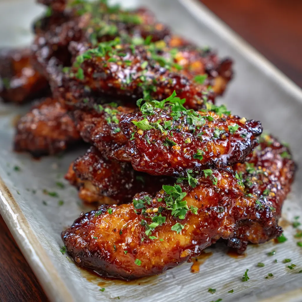 Honey Garlic Chicken Wings