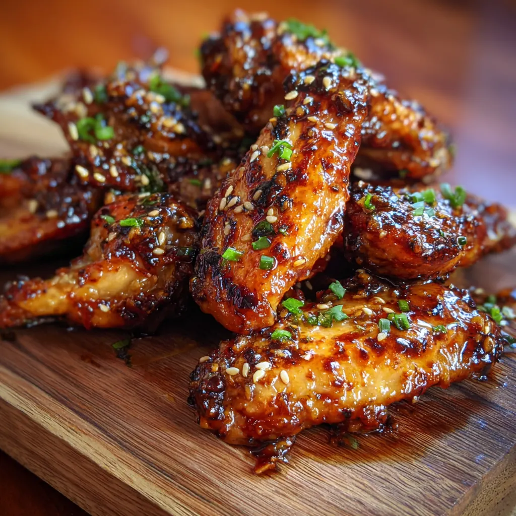 Honey Garlic Chicken Wings
