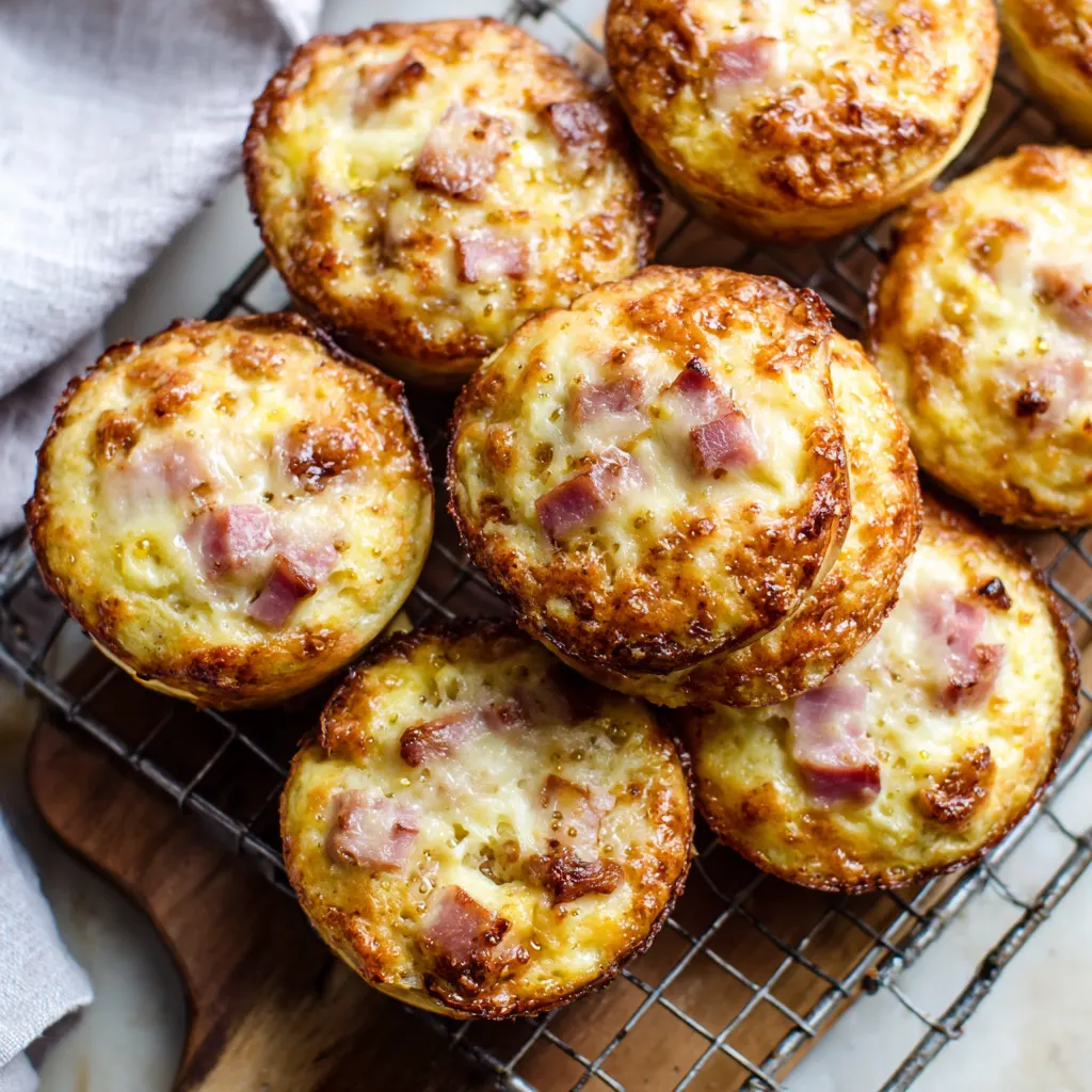 Honey Ham Breakfast Muffins