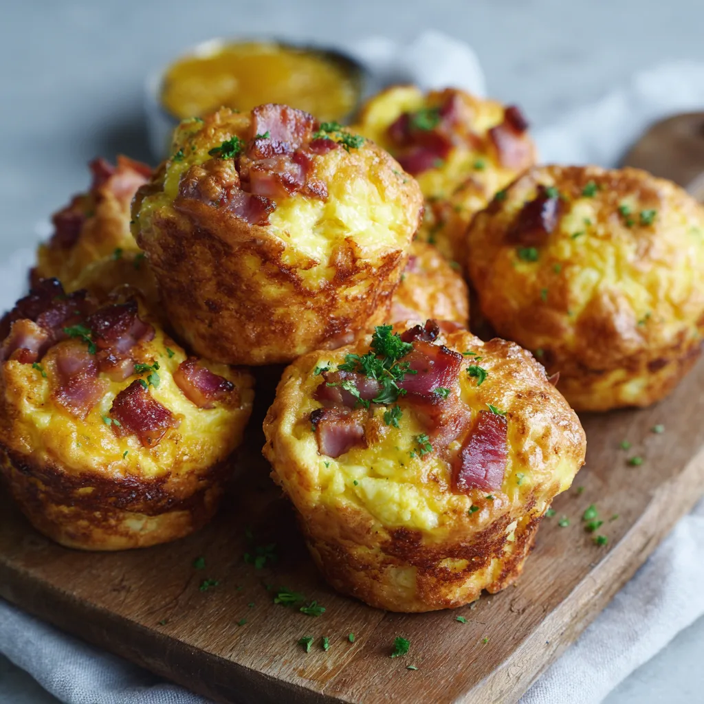 Honey Ham Breakfast Muffins