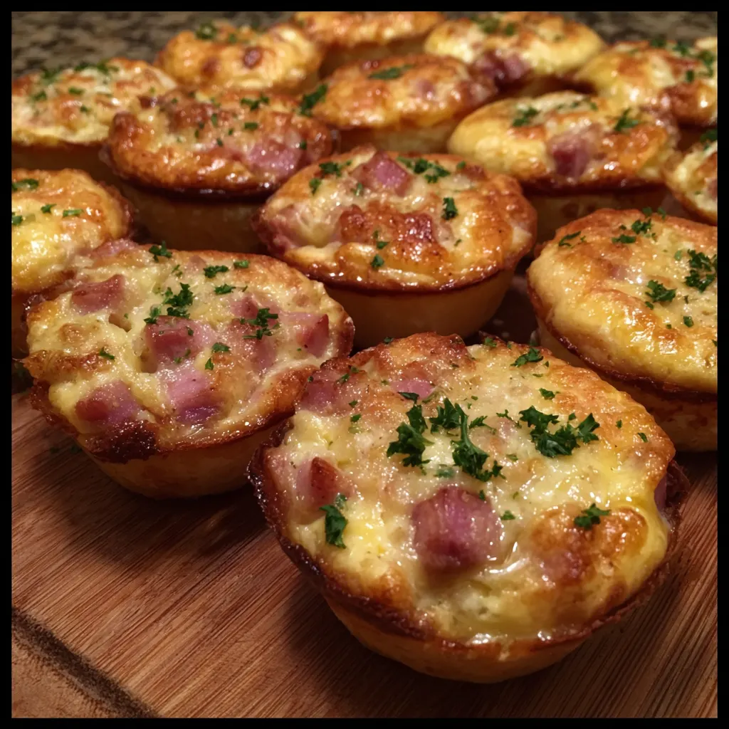 Honey Ham Mini Quiches