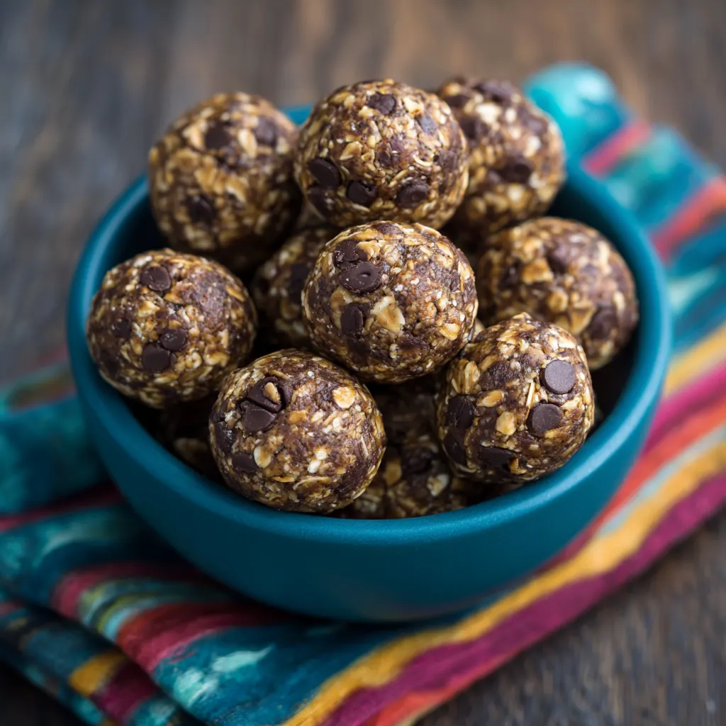 Peanut Butter Chocolate Energy Balls