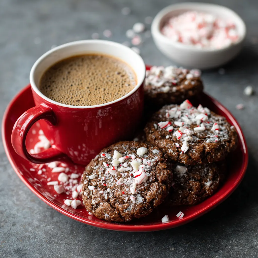Peppermint Mocha Cookies