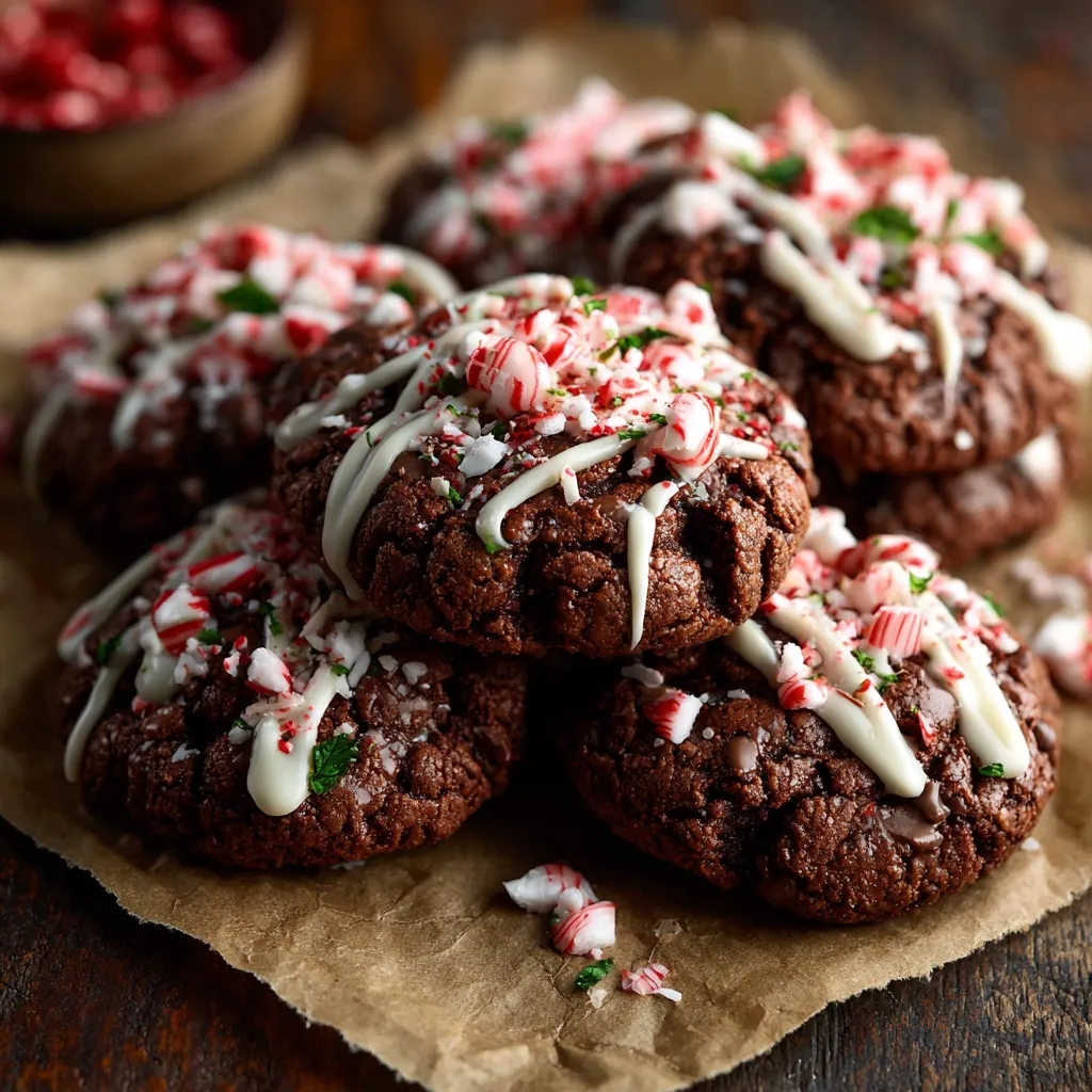 Peppermint Mocha Cookies