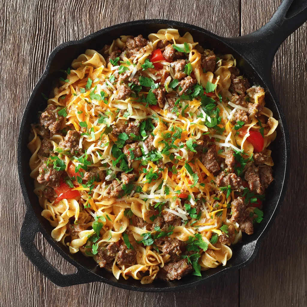 Beef and Noodle Skillet