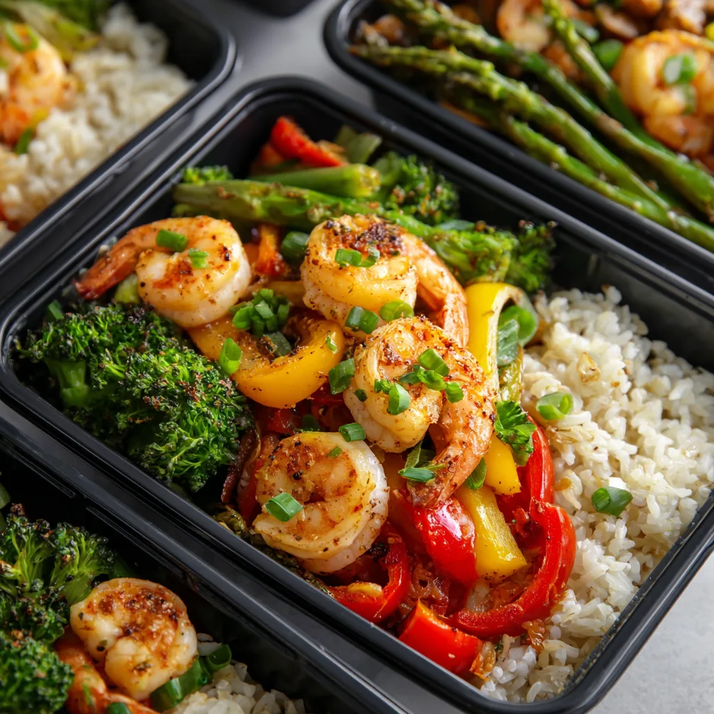 Shrimp Veggie Stir-Fry Meal Prep