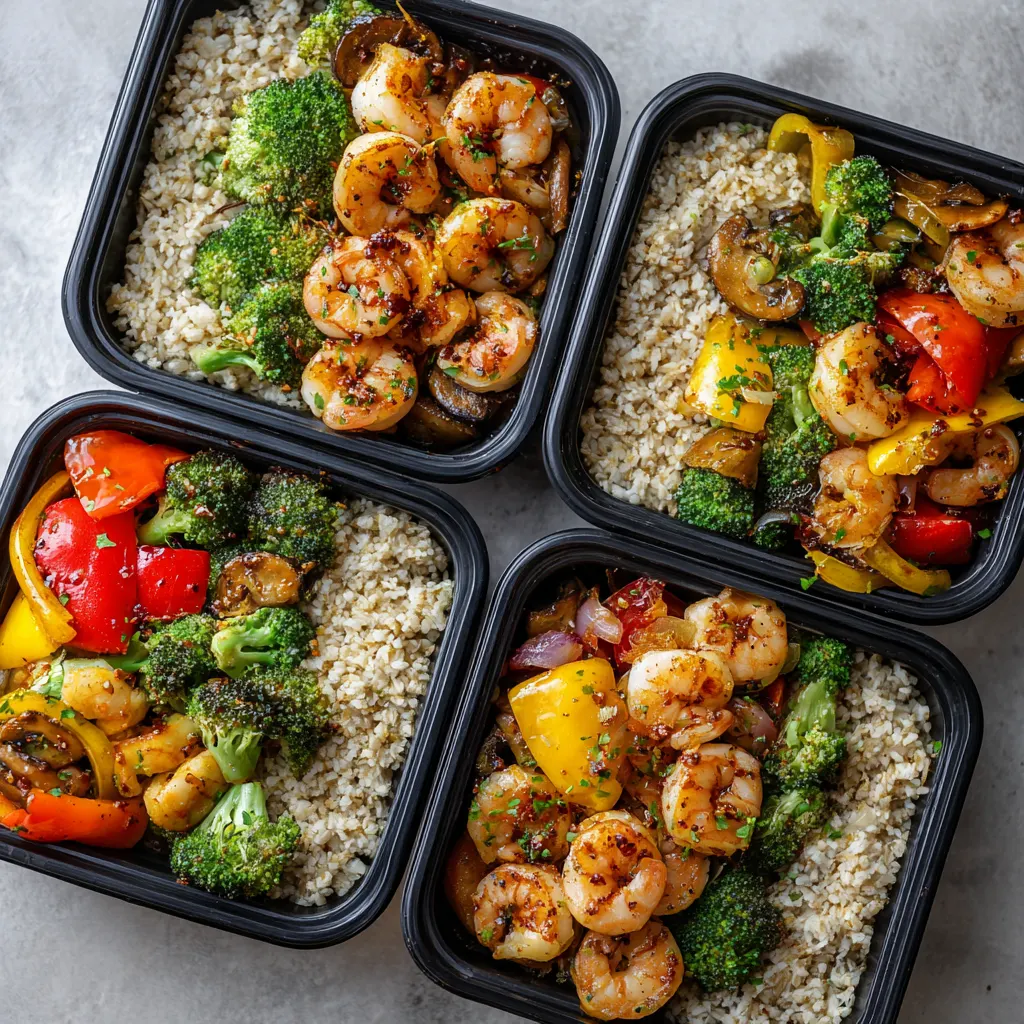 Shrimp Veggie Stir-Fry Meal Prep