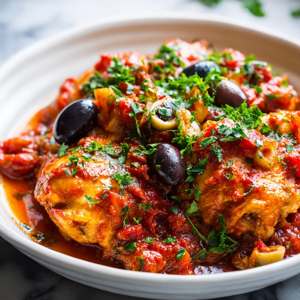 Chicken Cacciatore Crockpot