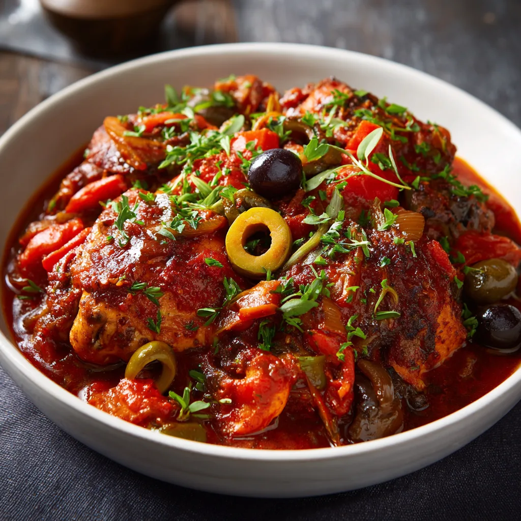 Chicken Cacciatore Crockpot