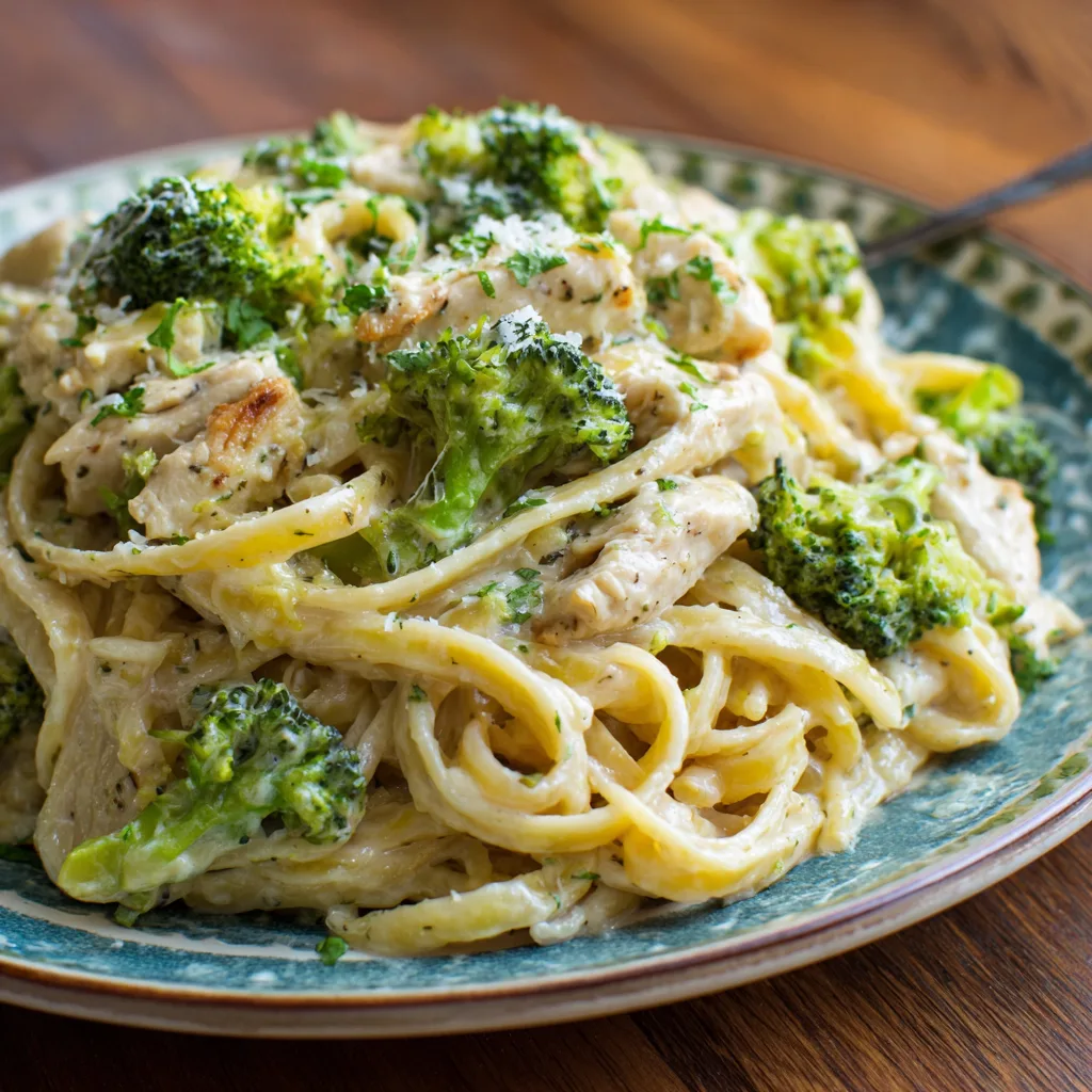 Chicken Broccoli Alfredo Crockpot
