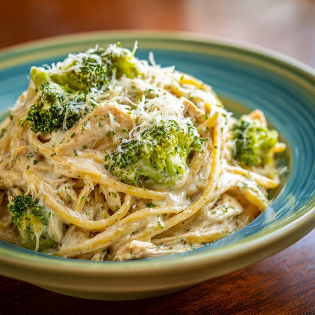 Chicken Broccoli Alfredo Crockpot