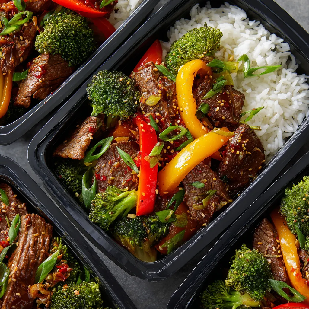 Spicy Beef Stir-Fry Meal Prep