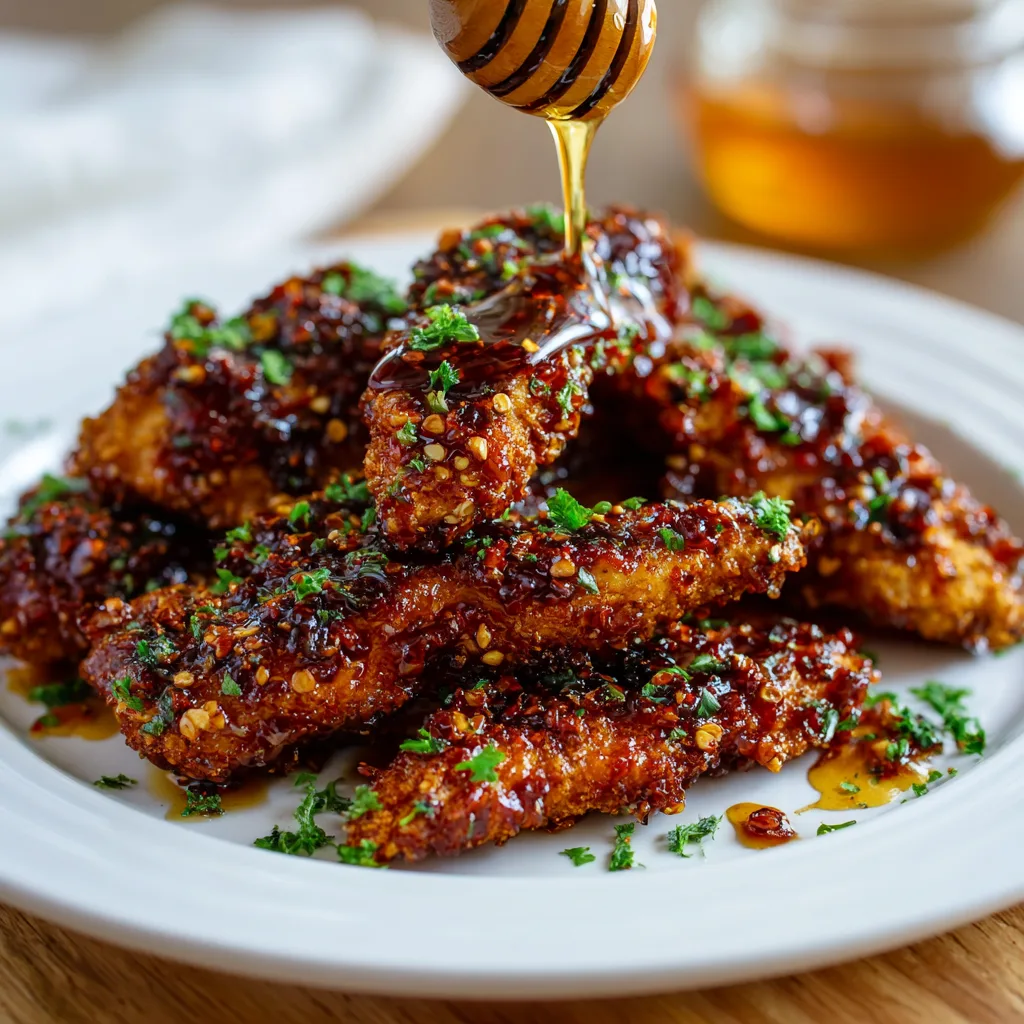 Spicy Honey Garlic Chicken Tenders