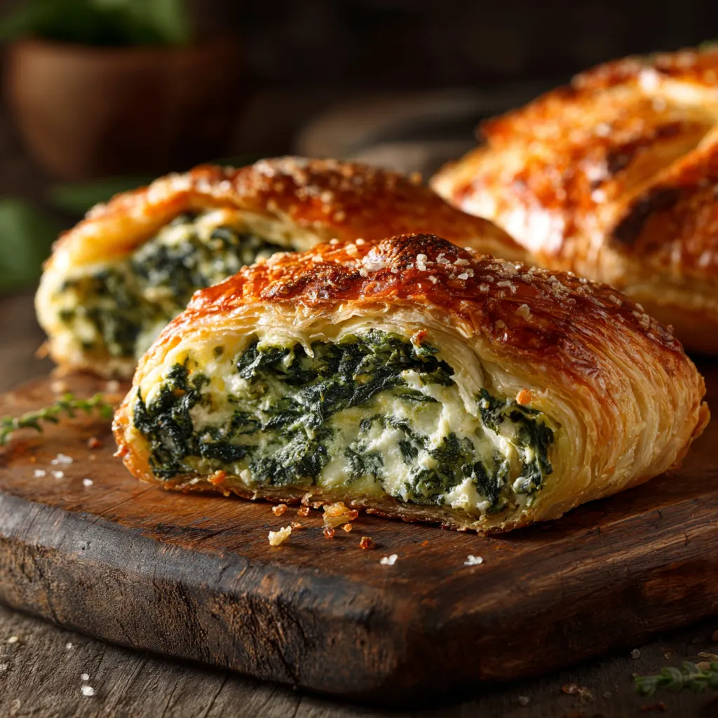 Spinach Ricotta Puff Pastry