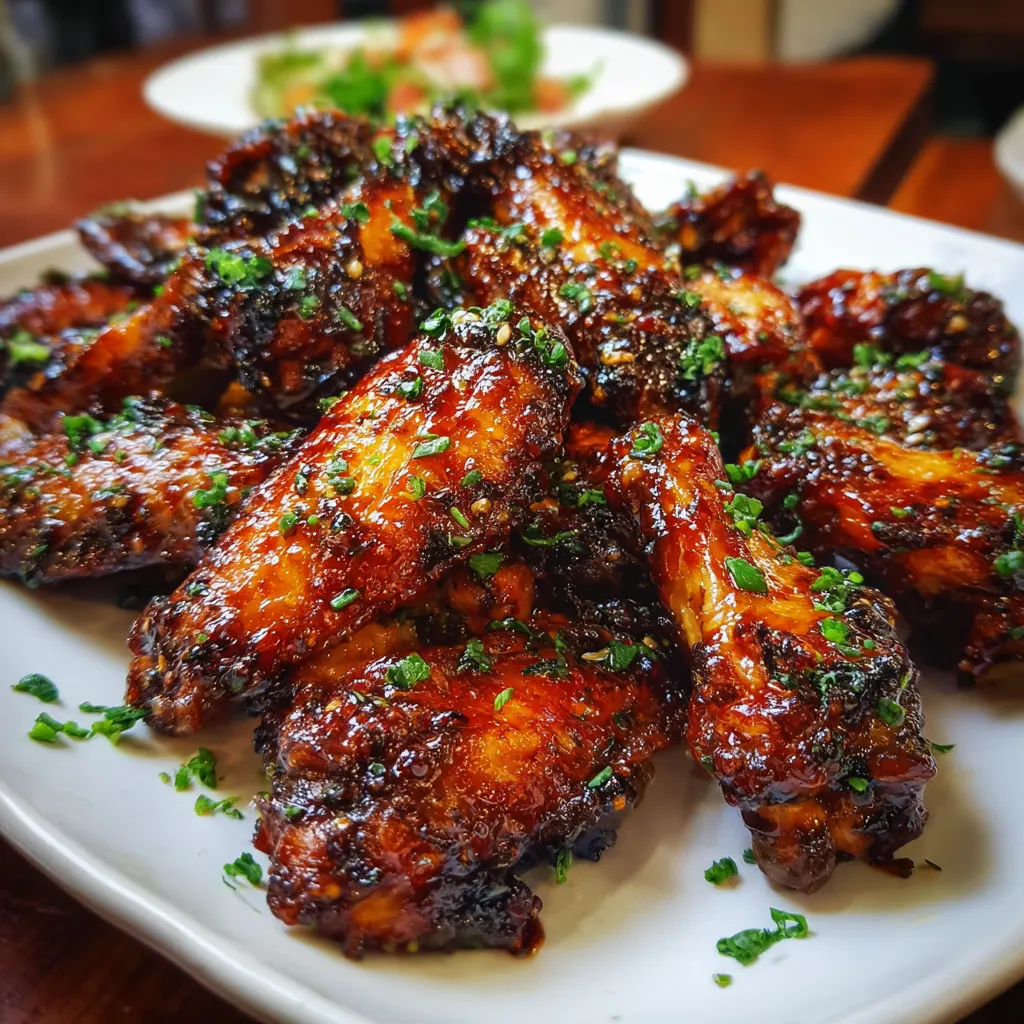 Sticky Teriyaki Chicken Wings