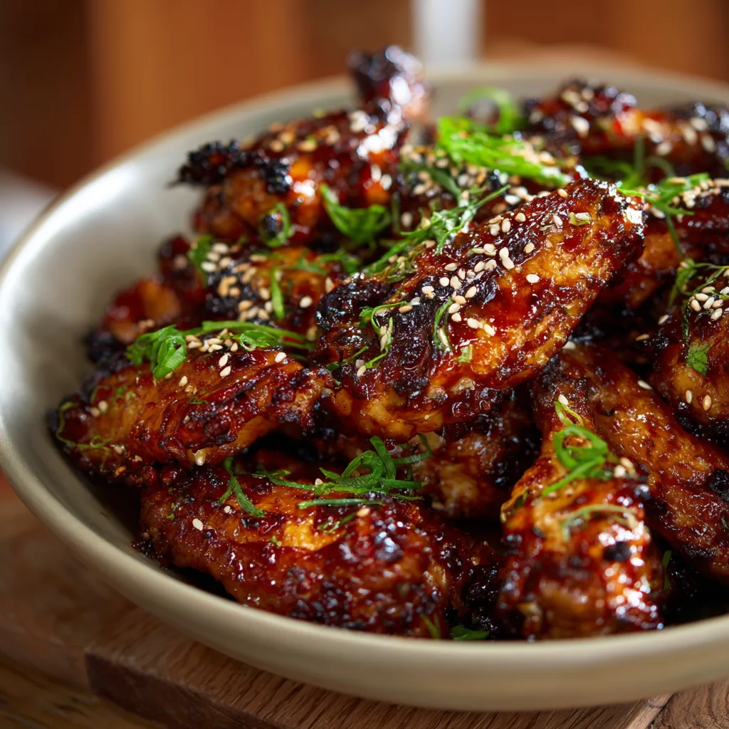 Sticky Teriyaki Chicken Wings