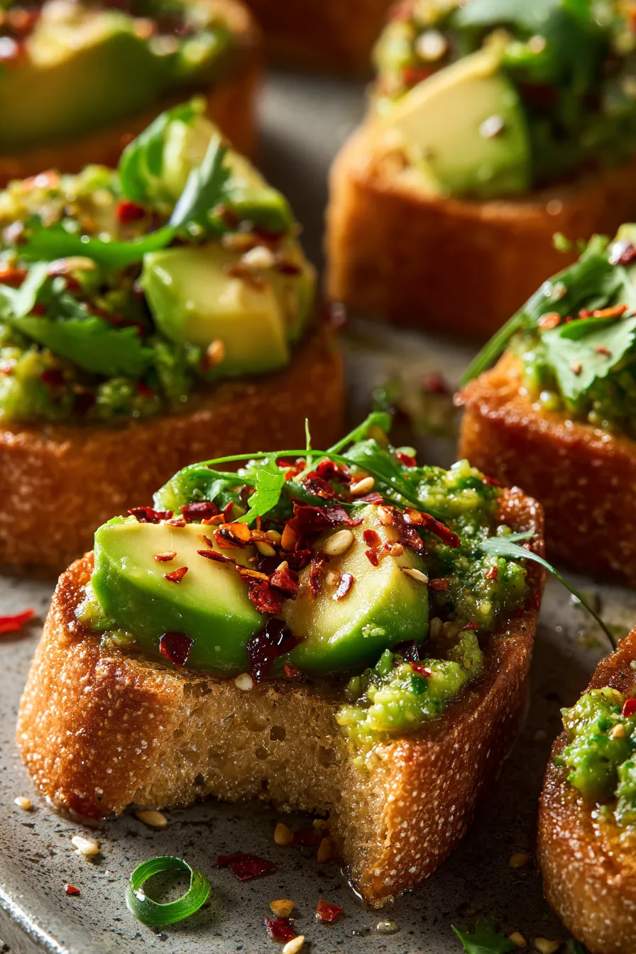 The Ultimate 15-Minute Avocado Toast Bites Snack (Easy)