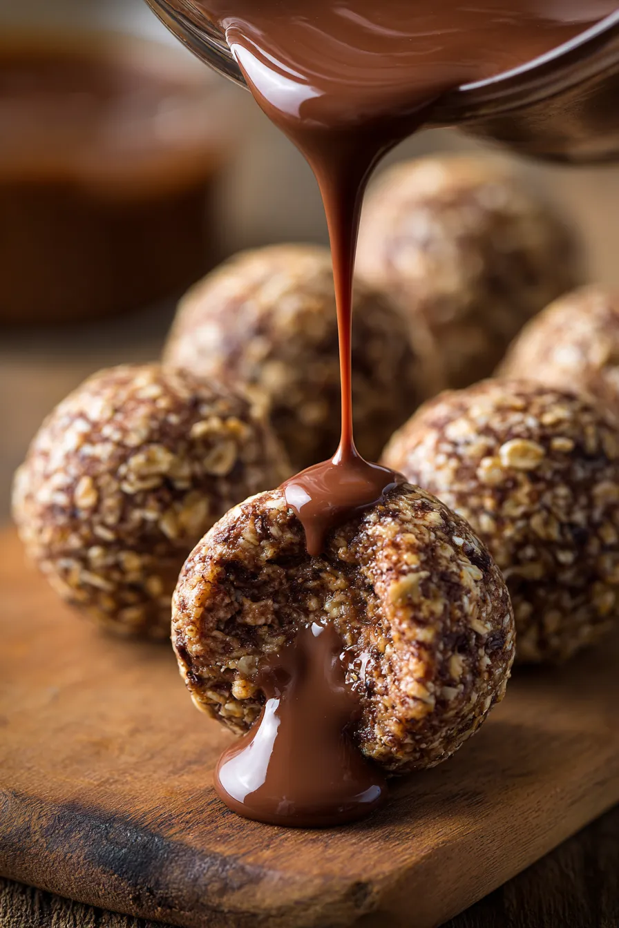 Easy No-Bake Chocolate Oat Bites (Healthy Snack!)