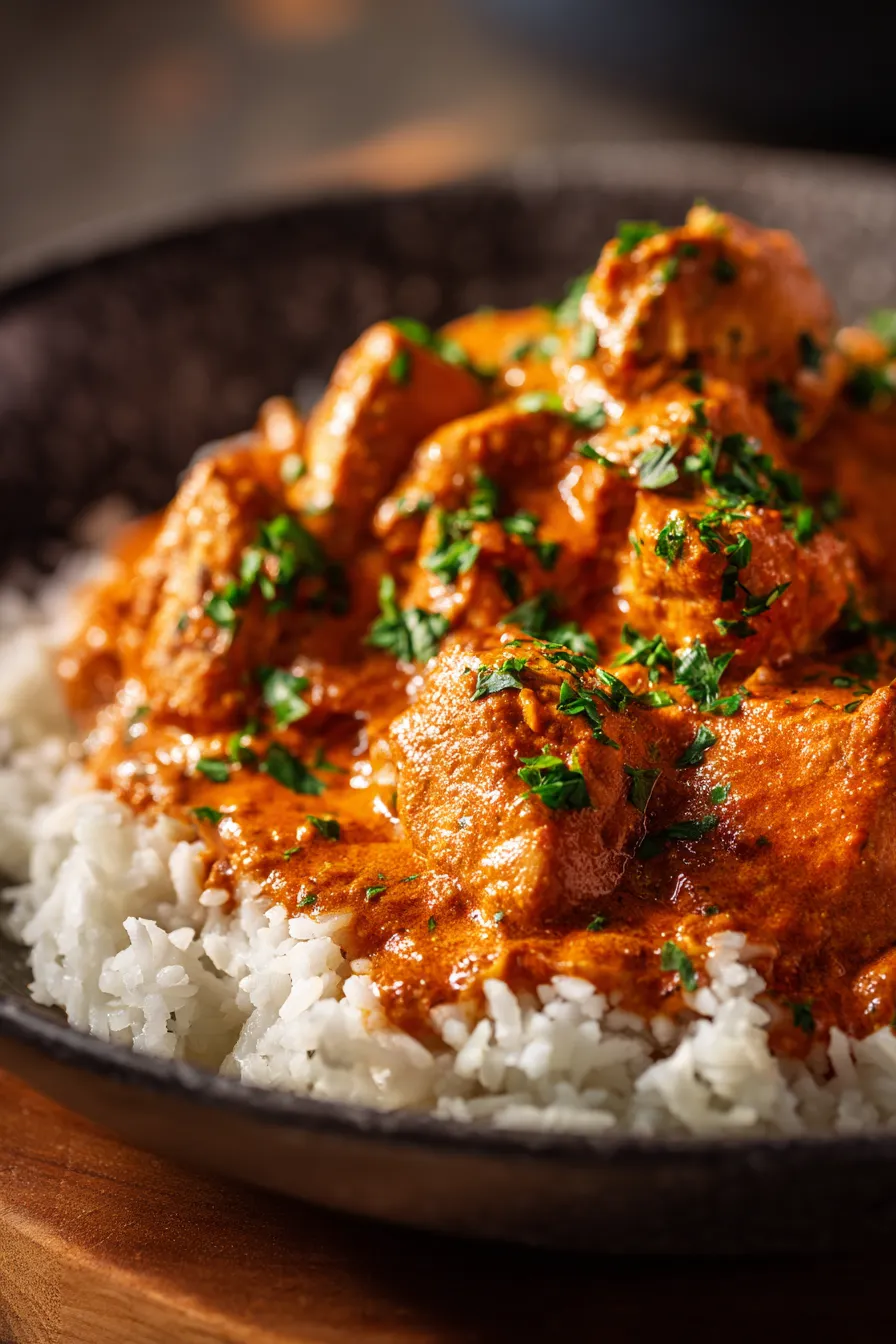 Slow cooker chicken curry