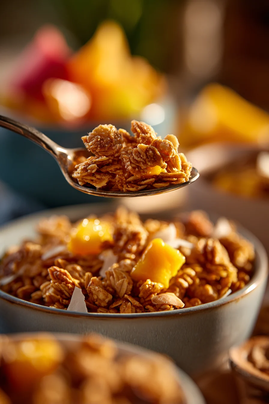 Mango Coconut Granola