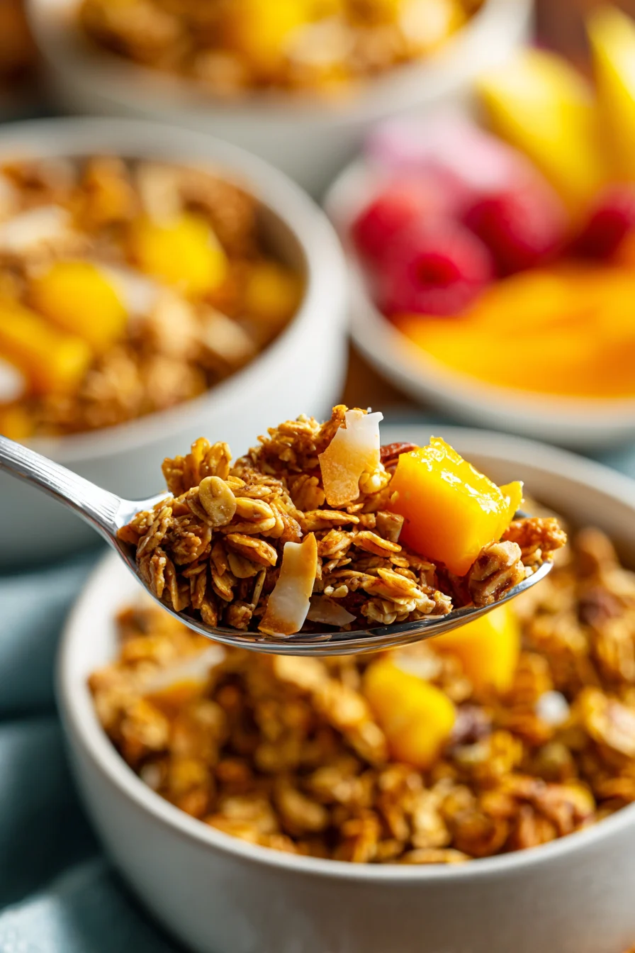 Mango Coconut Granola