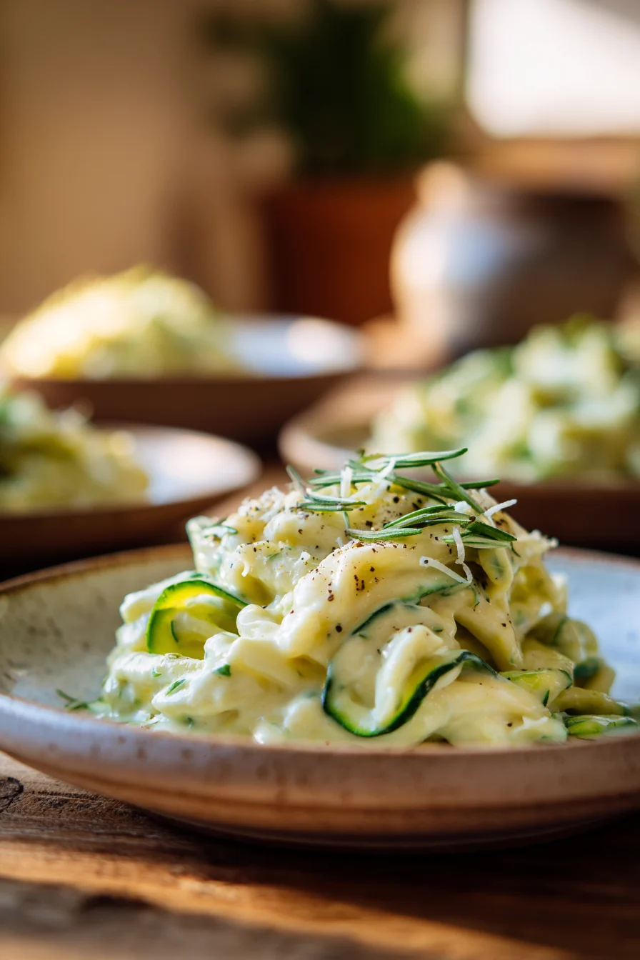 Zucchini Alfredo 