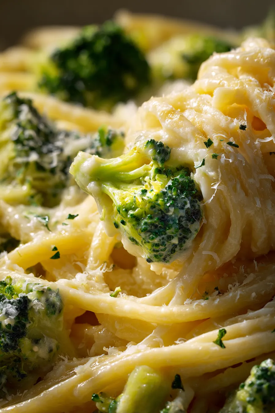 Alfredo sauce-close up texture