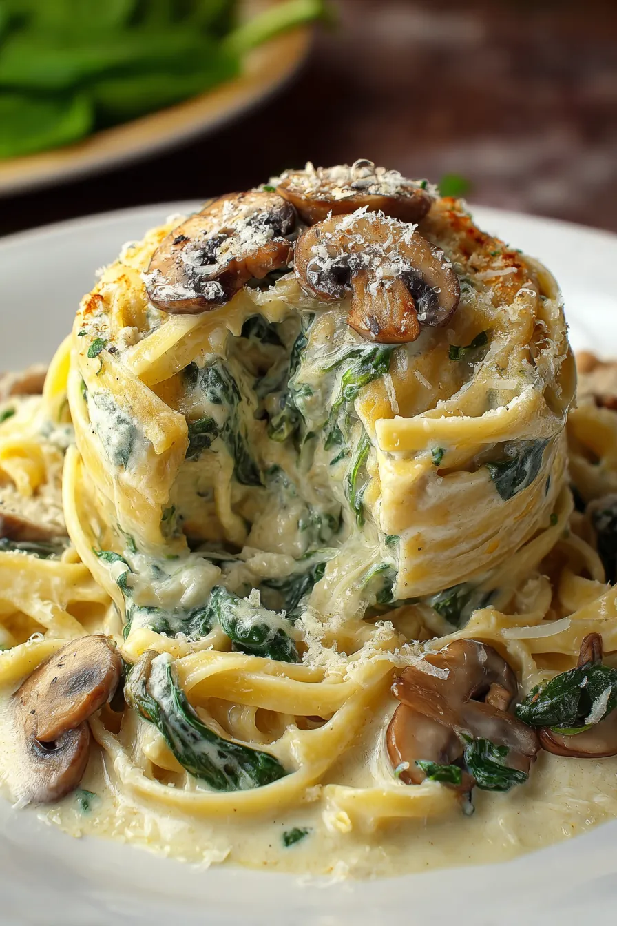 Alfredo Sauce Texture Close Up