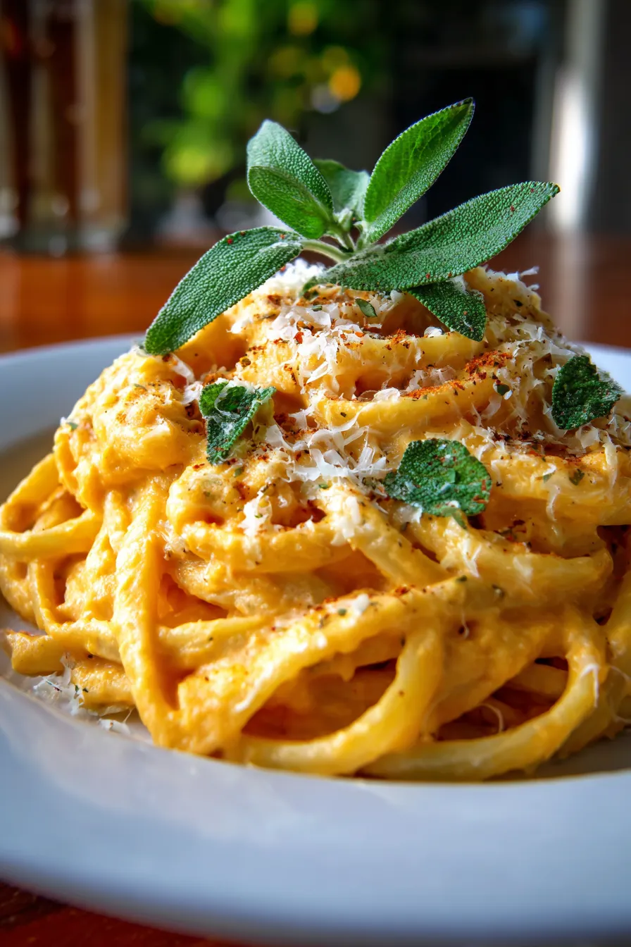 Alfredo Sauce with Butternut Squash Cream-butternut-squash-pasta