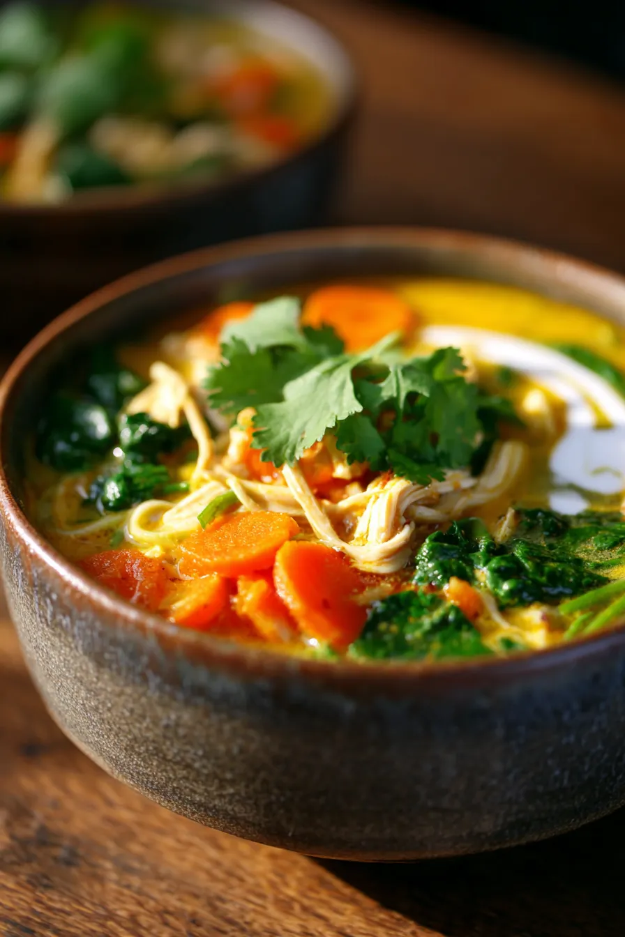 Healing Turmeric Chicken Soup (30-Min Anti-Inflammatory!)