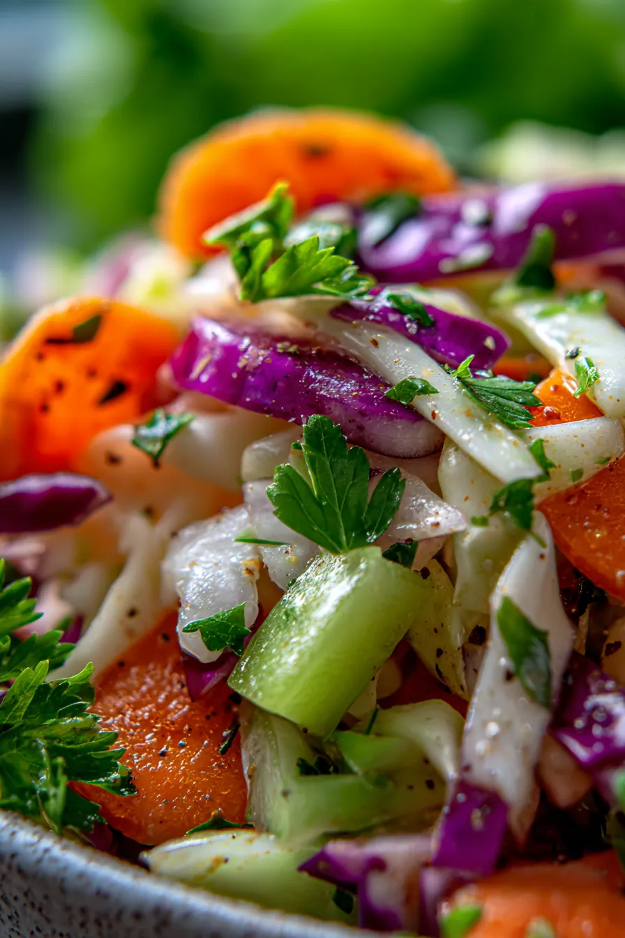 Apple Cider Vinegar Coleslaw-fresh-ingredients