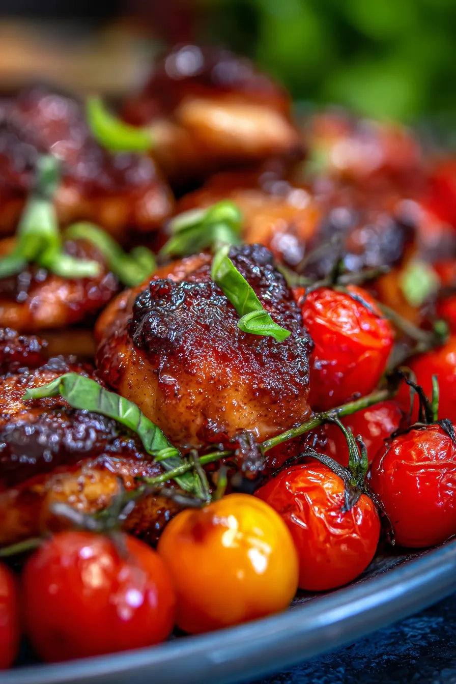 Baked Balsamic Chicken (Juicy & Flavorful)-marinade-prep