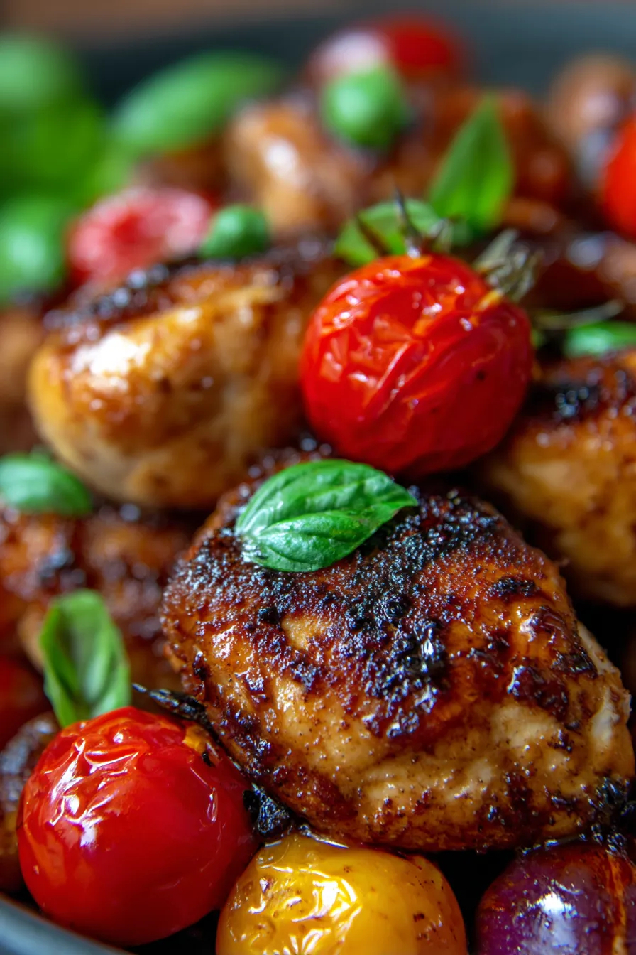 Juicy Baked Balsamic Chicken: Easy Weeknight Dinner!