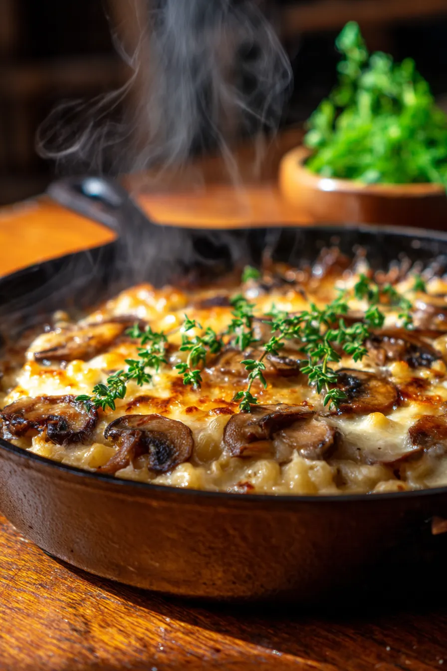 baked mac and cheese casserole-golden crust