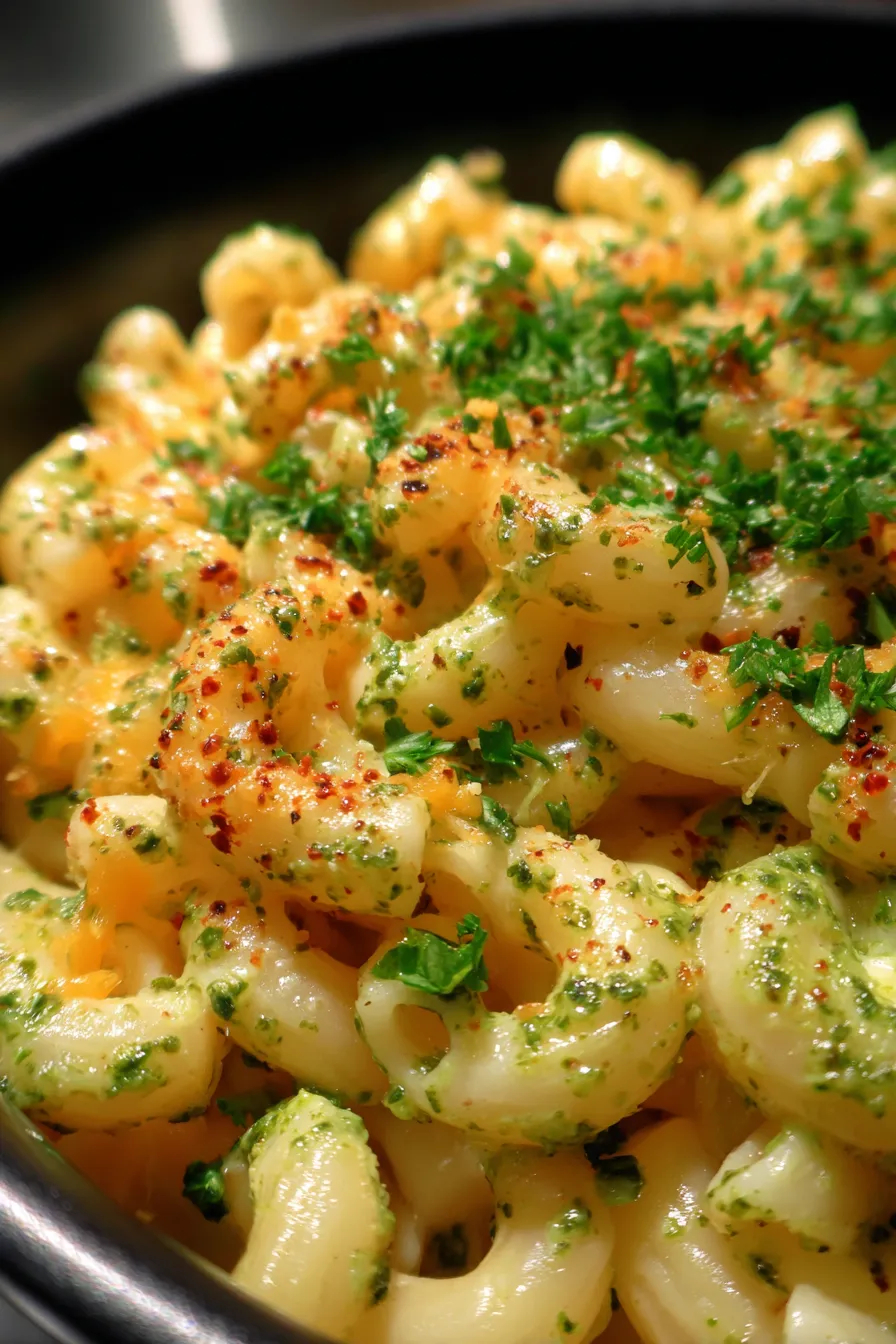 basil pesto noodles texture