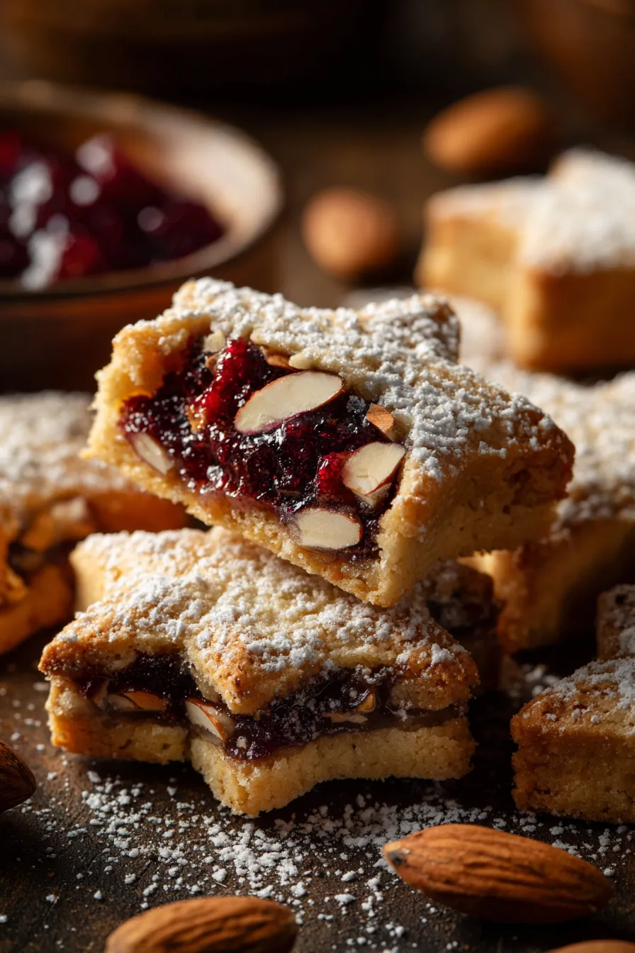 buttery shortbread texture closeup