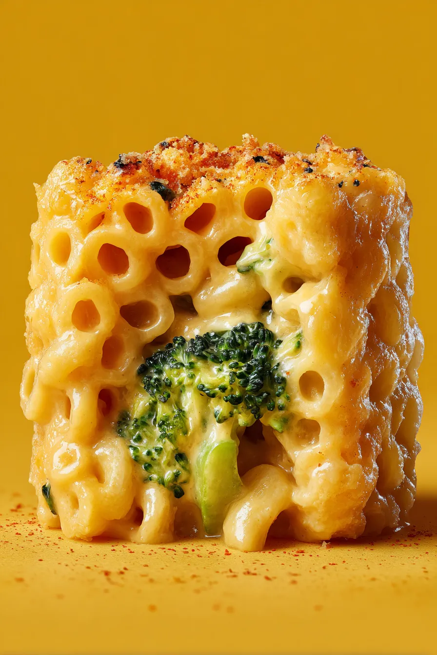 cheese sauce pouring over pasta