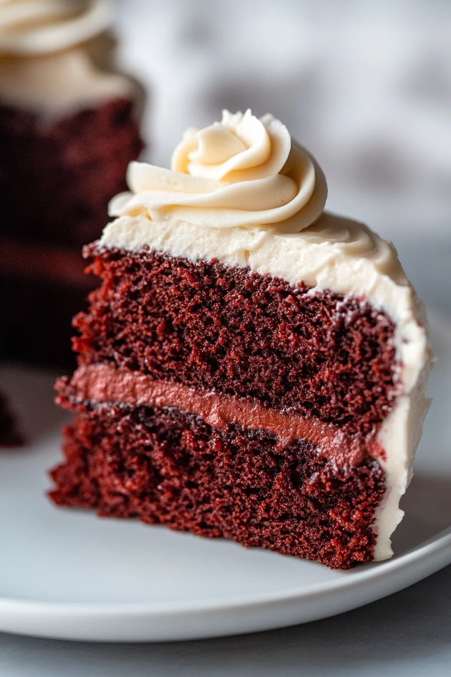 Chocolate Beet Velvet Cake crumb-moist-inside