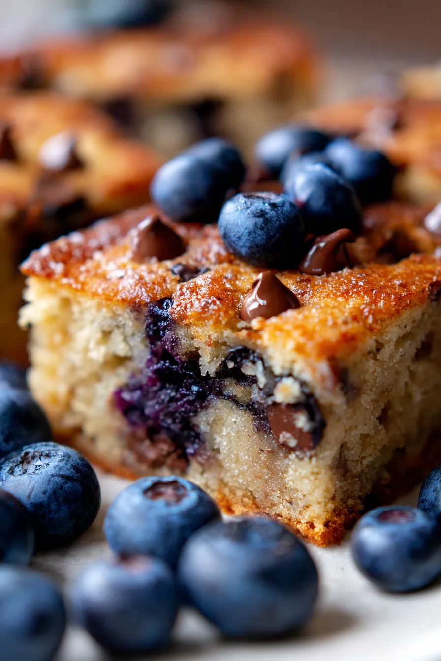 Chocolate Blueberry Breakfast Cake-batter-bowl