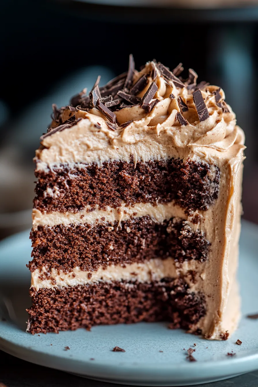 chocolate-cake-peanut-butter-frosting-overhead