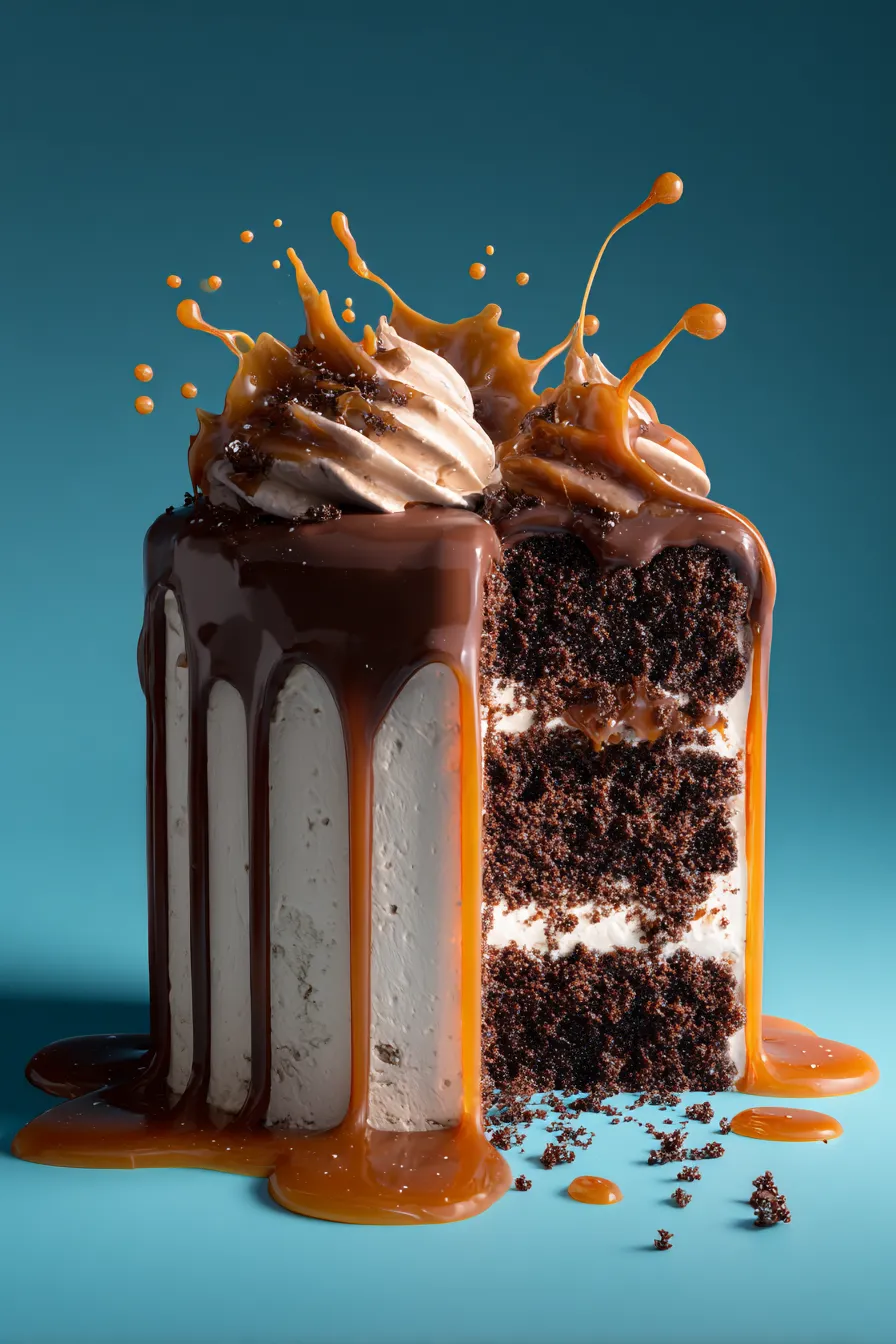 Ultimate Chocolate Cake with Salted Caramel Drip Recipe