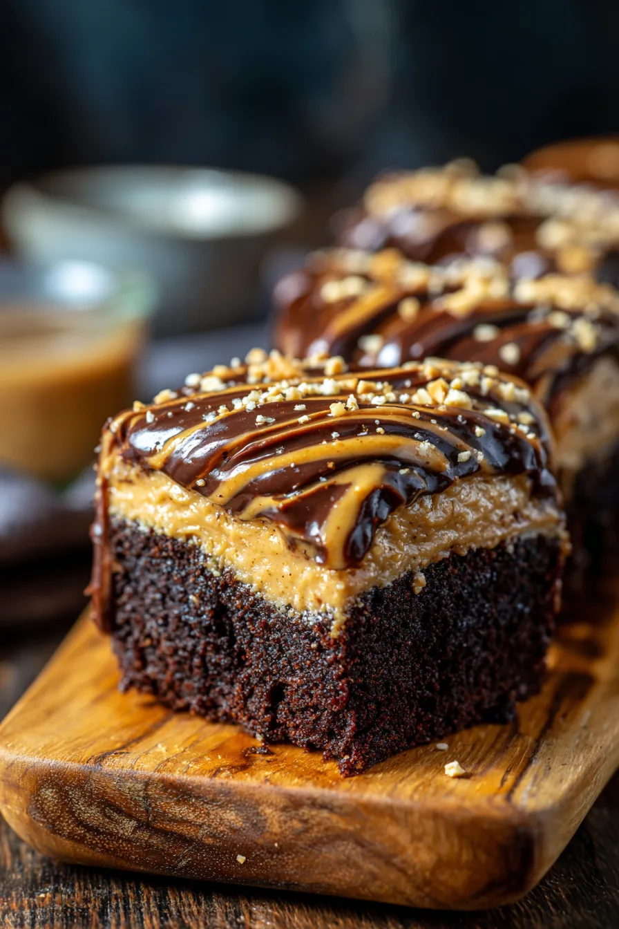 Chocolate Cake with Almond Butter Swirl-texture-moist