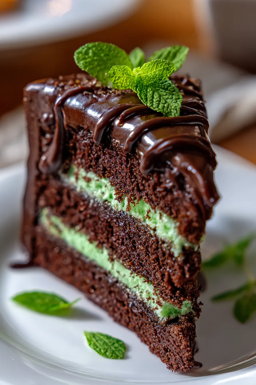 Decadent Chocolate Mint Fudge Cake: Ultimate Indulgence!